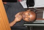 Warehouse worker Dennis aus Kisii Kenia