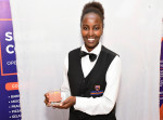 hotel receptionist Peninah from Nyahururu Kenya