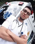 Nursing assistant Jhon Alejandro from Zeuthen Germany